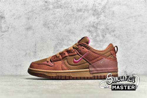 NIKE SB DUNK LOW DISRUPT 2 DESERT BRONZE/PINK PRIME/RUGGED ORANGE DH4402-200
