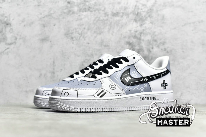 NIKE AIR FORCE 1 07 LOW WHITE/BLUE/BLACK CW2288-111