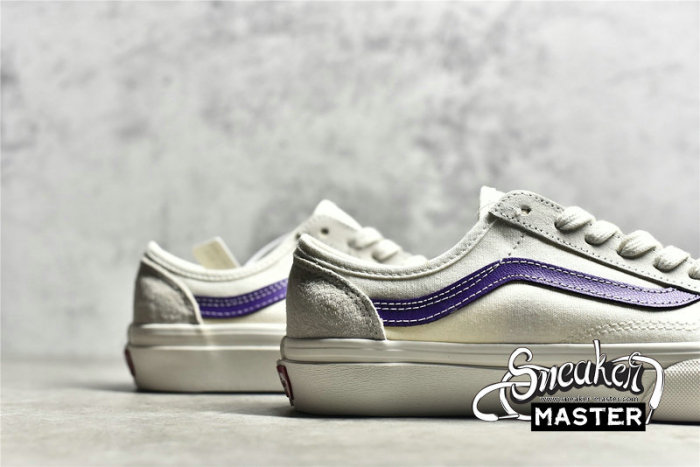 VANS STYLE 36 DENCON WHITE/WHITE/PURPLE VN0A5HFF2Z2