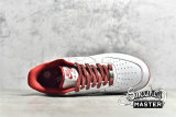 NIKE AIR FORCE 1 LOW 07 WHITE/WHITE/UNIVERSITY RED CN2896-101