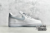 NIKE AIR FORCE 1 07 LOW WHITE/WHITE/BLUE AQ2566-201