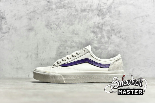 VANS STYLE 36 DENCON WHITE/WHITE/PURPLE VN0A5HFF2Z2