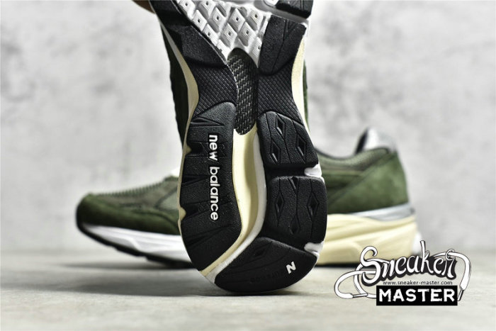 NEW BALANCE JJJJOUND X 990V3 RUNNING SHOES OLIVE GREEN/OLIVE GREEN/OLIVE GREEN M990JD3