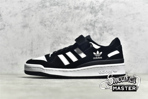 ADIDAS FORUM 84 LOW SHOES BLACK/BLACK/WHITE GW0695