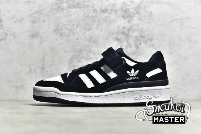 ADIDAS FORUM 84 LOW SHOES BLACK/BLACK/WHITE GW0695
