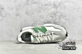 NEW BALANCE 327 RUNNING SHOES GREY/GREEN/WHITE WS327LG