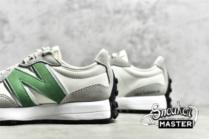NEW BALANCE 327 RUNNING SHOES GREY/GREEN/WHITE WS327LG