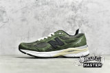 NEW BALANCE JJJJOUND X 990V3 RUNNING SHOES OLIVE GREEN/OLIVE GREEN/OLIVE GREEN M990JD3