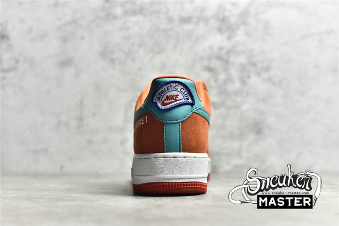NIKE AIR FORCE 1 LOW 07 ATHLETIC CLUB RUSH ORANGE/WASHED TEAL/WHITE DH7568-800