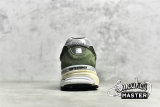 NEW BALANCE JJJJOUND X 990V3 RUNNING SHOES OLIVE GREEN/OLIVE GREEN/OLIVE GREEN M990JD3