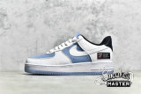 NIKE AIR FORCE 1 LOW WHITE/WHITE/UNIVERSITY BLUE DQ0231-410