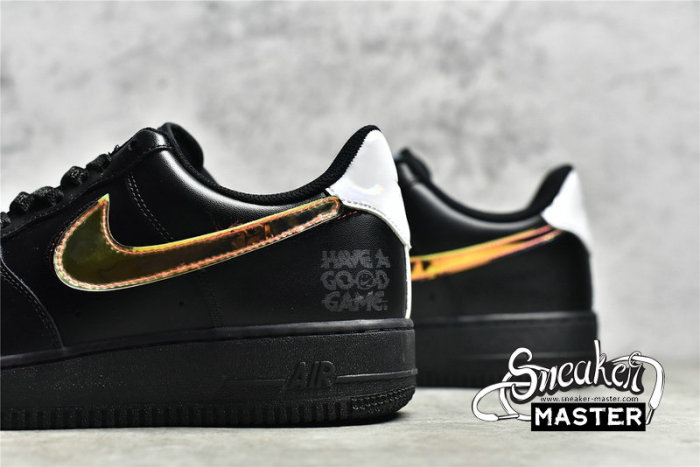 NIKE AIR FORCE 1 LOW HAVE A GOOD GAME BLACK/GOLD/WHITE DC0710-101