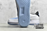 NIKE AIR FORCE 1 LOW WHITE/WHITE/UNIVERSITY BLUE DQ0231-410