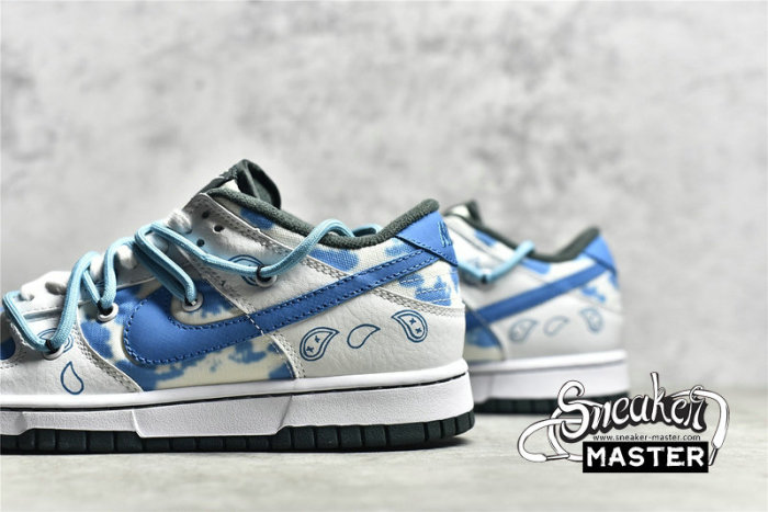 NIKE SB DUNK LOW BEIGE/BEIGE/BLUE DH0957-100