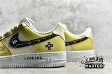 NIKE AIR FORCE 1 07 LOW BEIGE/YELLOW/BLACK CW2288-113