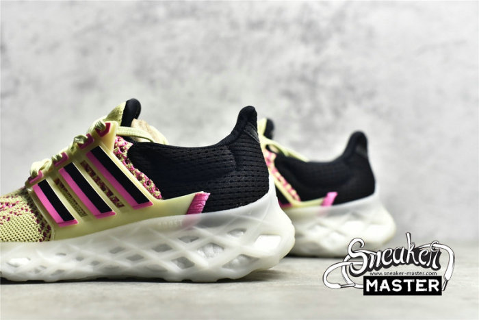 ADIDAS ULTRA BOOST DNA WEB CORE BLACK/NEON/CLOUD WHITE GY8093