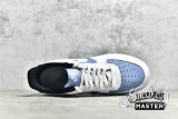NIKE AIR FORCE 1 LOW WHITE/WHITE/UNIVERSITY BLUE DQ0231-410