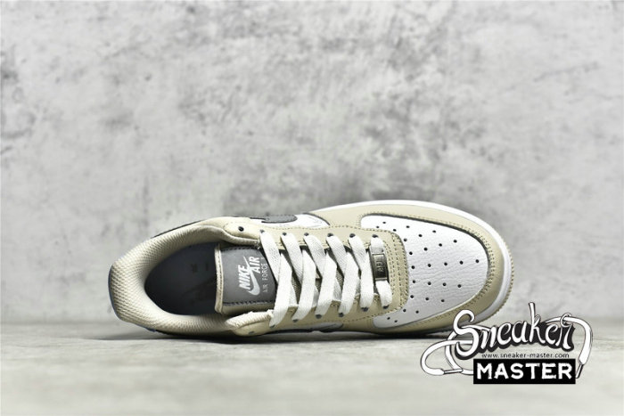 NIKE AIR FORCE 1 LOW REFLECTIVE SWOOSHES LIGHT GREY/WHITE/GREY DR7857-101