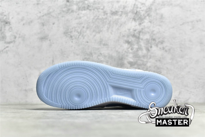 NIKE AIR FORCE 1 LOW WHITE/WHITE/UNIVERSITY BLUE DQ0231-410