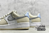 NIKE AIR FORCE 1 LOW REFLECTIVE SWOOSHES LIGHT GREY/WHITE/GREY DR7857-101