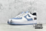 NIKE AIR FORCE 1 LOW WHITE/WHITE/UNIVERSITY BLUE DQ0231-410