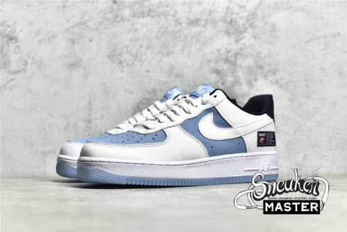 NIKE AIR FORCE 1 LOW WHITE/WHITE/UNIVERSITY BLUE DQ0231-410