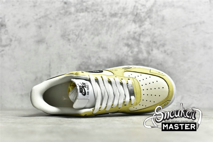 NIKE AIR FORCE 1 07 LOW BEIGE/YELLOW/BLACK CW2288-113