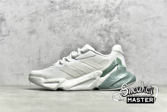 ADIDAS X9000L4 SHOES CLOUD WHITE/CLOUD WHITE/METALLIC GREEN GX3486