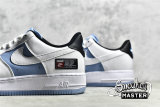 NIKE AIR FORCE 1 LOW WHITE/WHITE/UNIVERSITY BLUE DQ0231-410