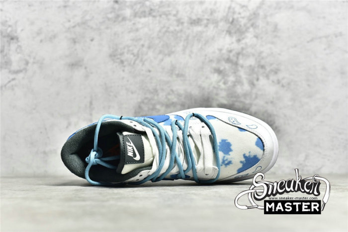 NIKE SB DUNK LOW BEIGE/BEIGE/BLUE DH0957-100