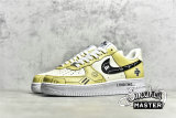 NIKE AIR FORCE 1 07 LOW BEIGE/YELLOW/BLACK CW2288-113