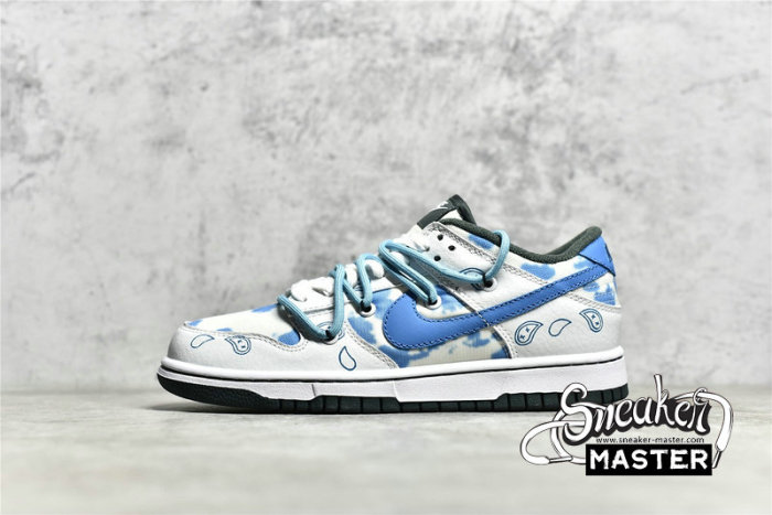 NIKE SB DUNK LOW BEIGE/BEIGE/BLUE DH0957-100