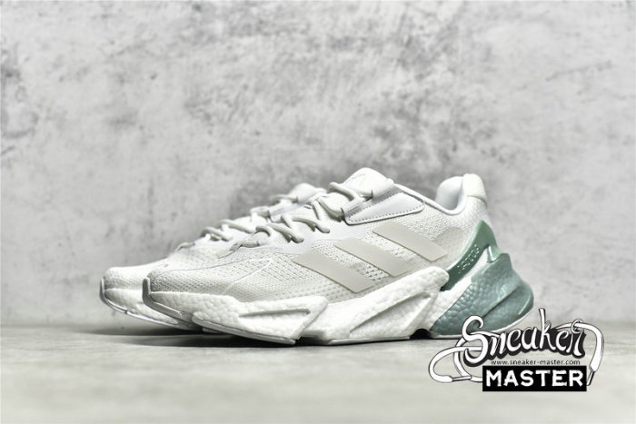 ADIDAS X9000L4 SHOES CLOUD WHITE/CLOUD WHITE/METALLIC GREEN GX3486