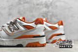NEW BALANCE 550 RUNNING SHOES WHITE/VARSITY ORANGE/BLACK BB550HG1