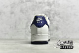 NIKE AIR FORCE 1 07 LOW WHITE/WHITE/NAVY BLUE AL2236-106