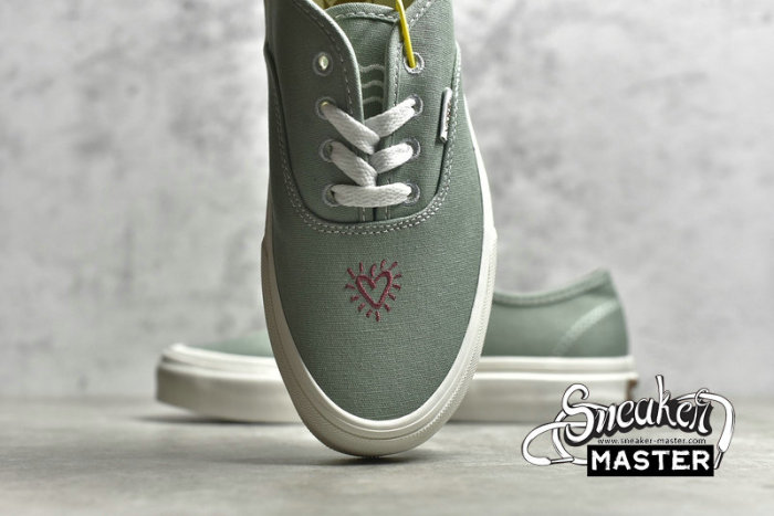 VANS AUTHENTIC LOW LIGHT GREY/GREEN/WHITE VN0A5KRDST