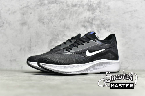 NIKE ZOOM FLY 4 RUNNING SHOES BLACK/ANTHRACITE/RACER BLUE CT2392-001