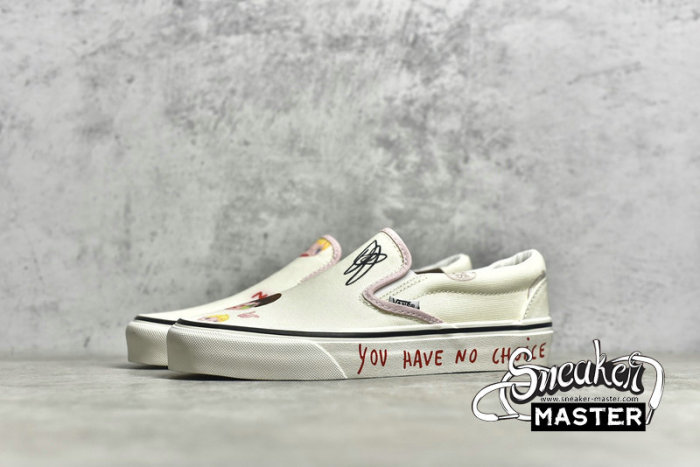 VANS OG CLASSIC SLIP-ON LX X JAVIER CALLEJA WHITE/WHITE/WHITE VN0A4BV96Z6