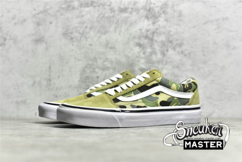 VANS BAPE X OLD SKOOL 36 DX GREEN/CAMO/WHITE VN0A54F37BE