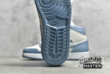 NIKE AIR JORDAN 1 MID WHITE/WORN BLUE/SAIL BQ6472-141