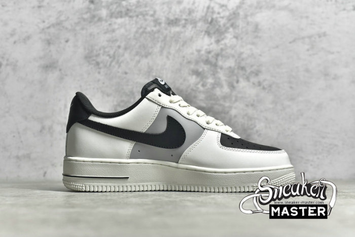 NIKE AIR FORCE 1 07 LOW BEIGE/BLACK/GREY RS2696-112