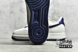 NIKE AIR FORCE 1 07 LOW WHITE/WHITE/NAVY BLUE AL2236-106