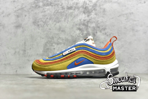 NIKE AIR MAX 97 SE RUNNING CLUB POLLEN/ORANGE/LIGHT PHOTO BLUE DH1085-700