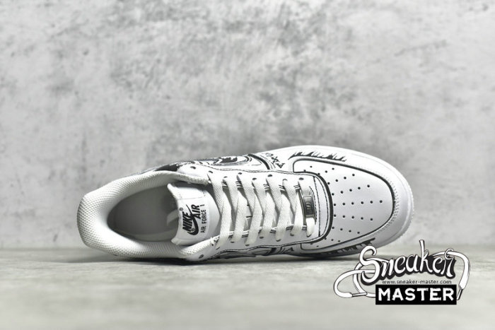 NIKE AIR FORCE 1 07 LOW WHITE/WHITE/BLACK CW2288-301