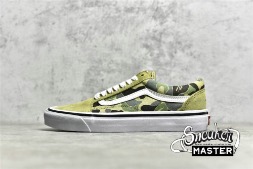 VANS BAPE X OLD SKOOL 36 DX GREEN/CAMO/WHITE VN0A54F37BE
