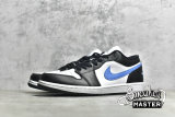 NIKE AIR JORDAN 1 LOW BLACK/WHITE/UNIVERSITY BLUE DC0774-041