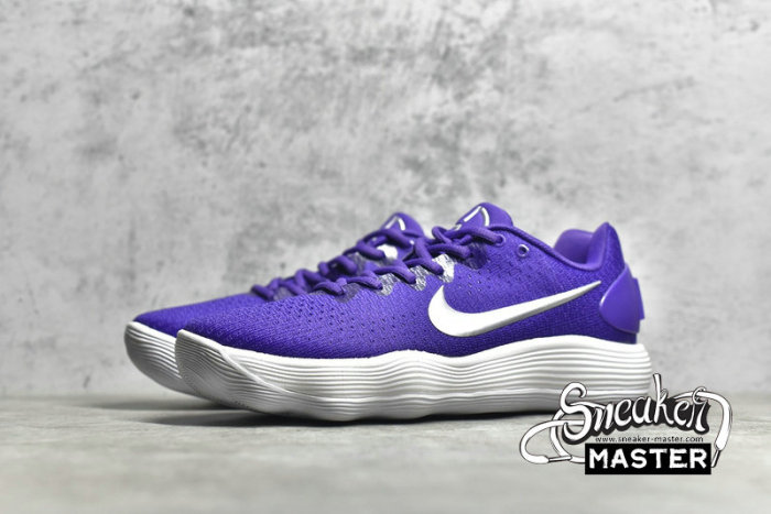 NIKE HYPERDUNK 2017 LOW SNEAKERS COURT PURPLE/WHITE-GREY 897807-500