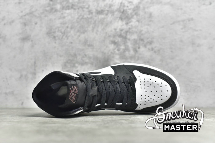 NIKE AIR JORDAN 1 RETRO HIGH OG STAGE HAZE WHITE/BLACK/GREY FOG/BLEACHED CORAL 555088-108