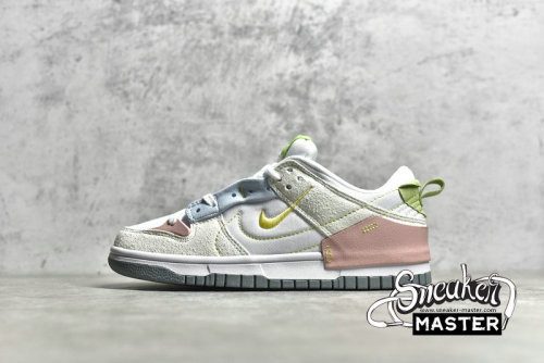 NIKE SB DUNK LOW DISRUPT 2 EASTER WHITE/PINK/TAN-ORANGE DV3457-100