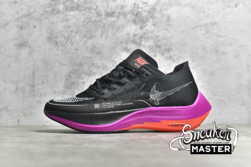 NIKE ZOOMX VAPORFLY NEXT% 2 RAPTORS BLACK/SUPER VIOLET/FOOTBALL GREY/LIGHTNING CRIMSON CU4111-002